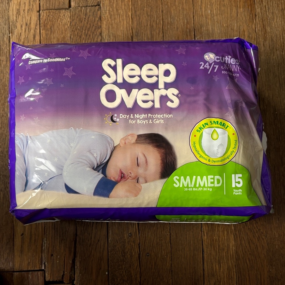 NWOT Toddler diapers 5 pack 75 diapers total